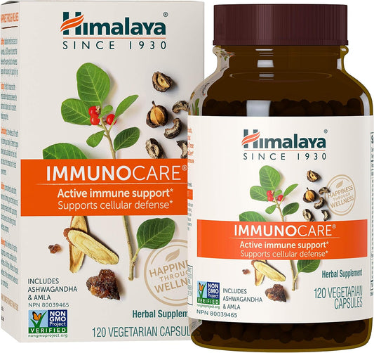 Himalaya ImmunoCare 840mg Capsules - Supports Active Immune System & Cellular Defense - 1 Month Supply - BoostGo Australia
