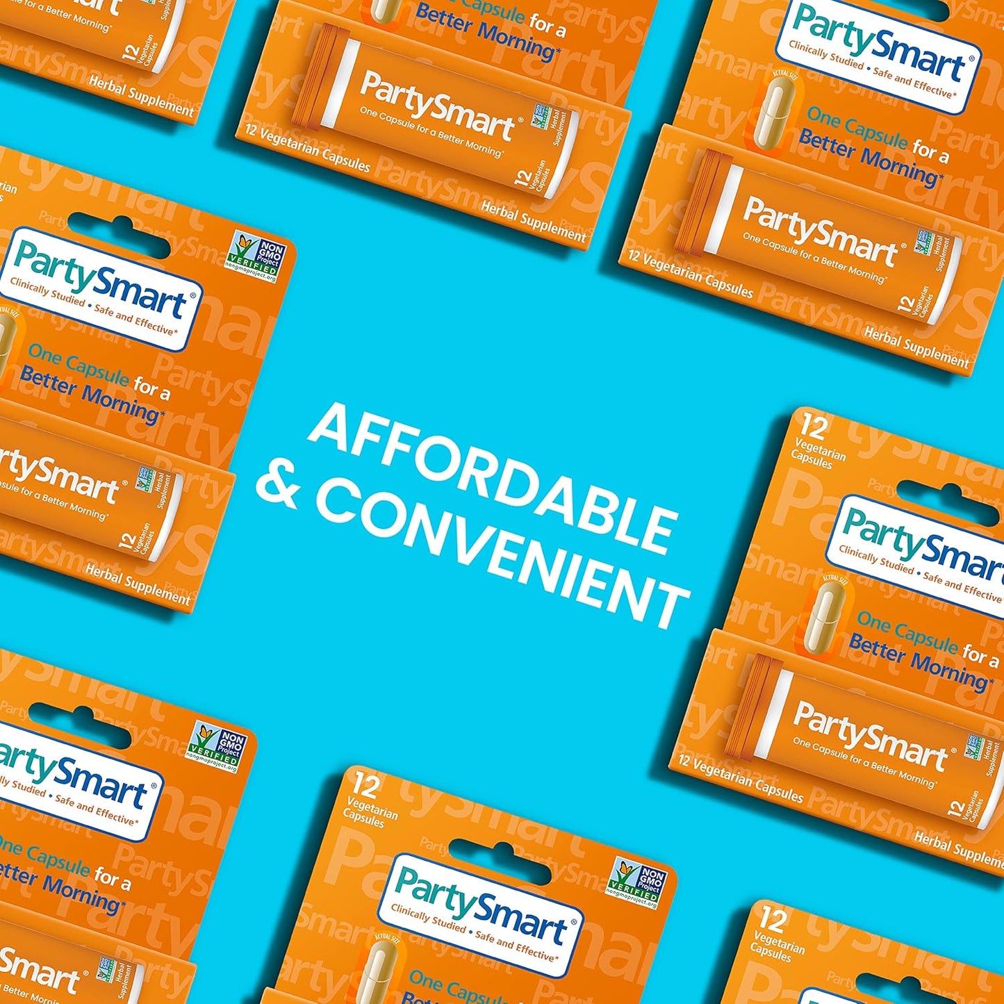 Himalaya PartySmart Capsules - Plant-Based Liver Support for Better Mornings - 12 Capsules, 2 Pack - Non-GMO & Clinically Studied