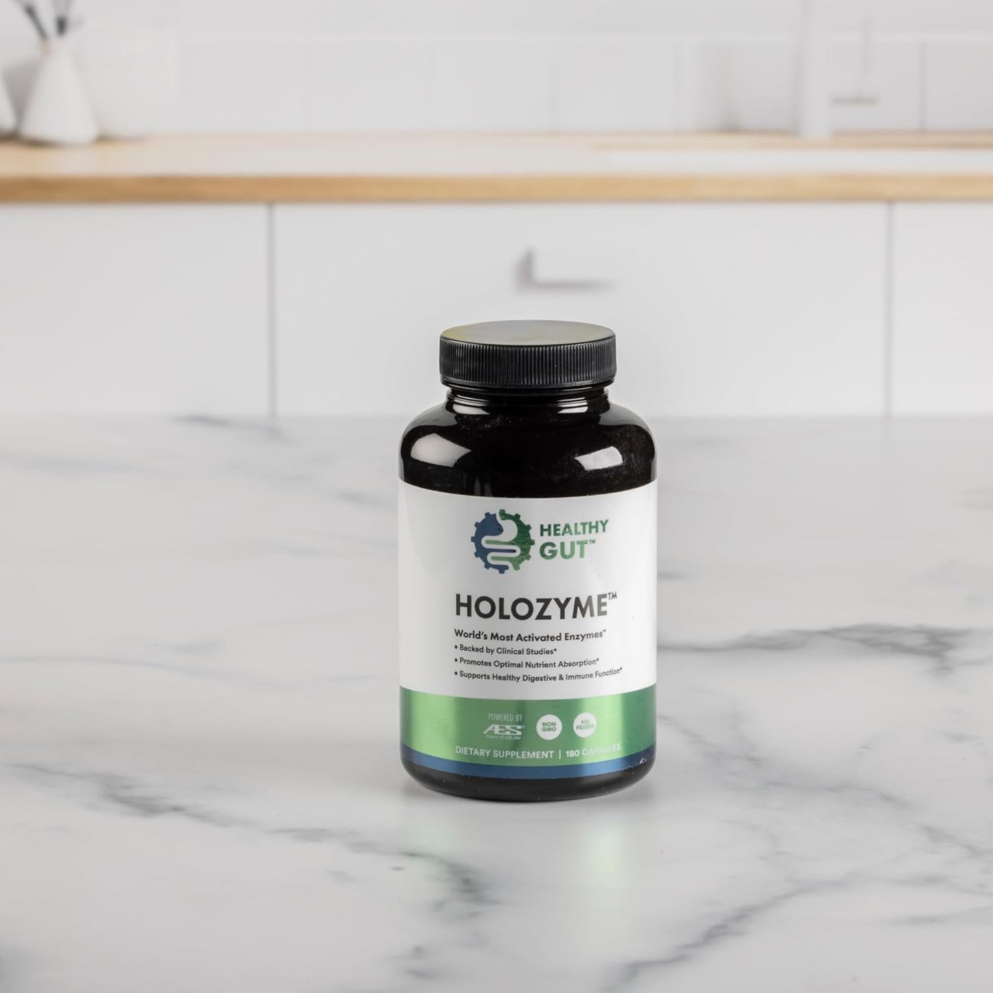 Holozyme Digestive Enzymes & Magnesium HP Bundle - 90 Servings for Healthy Gut