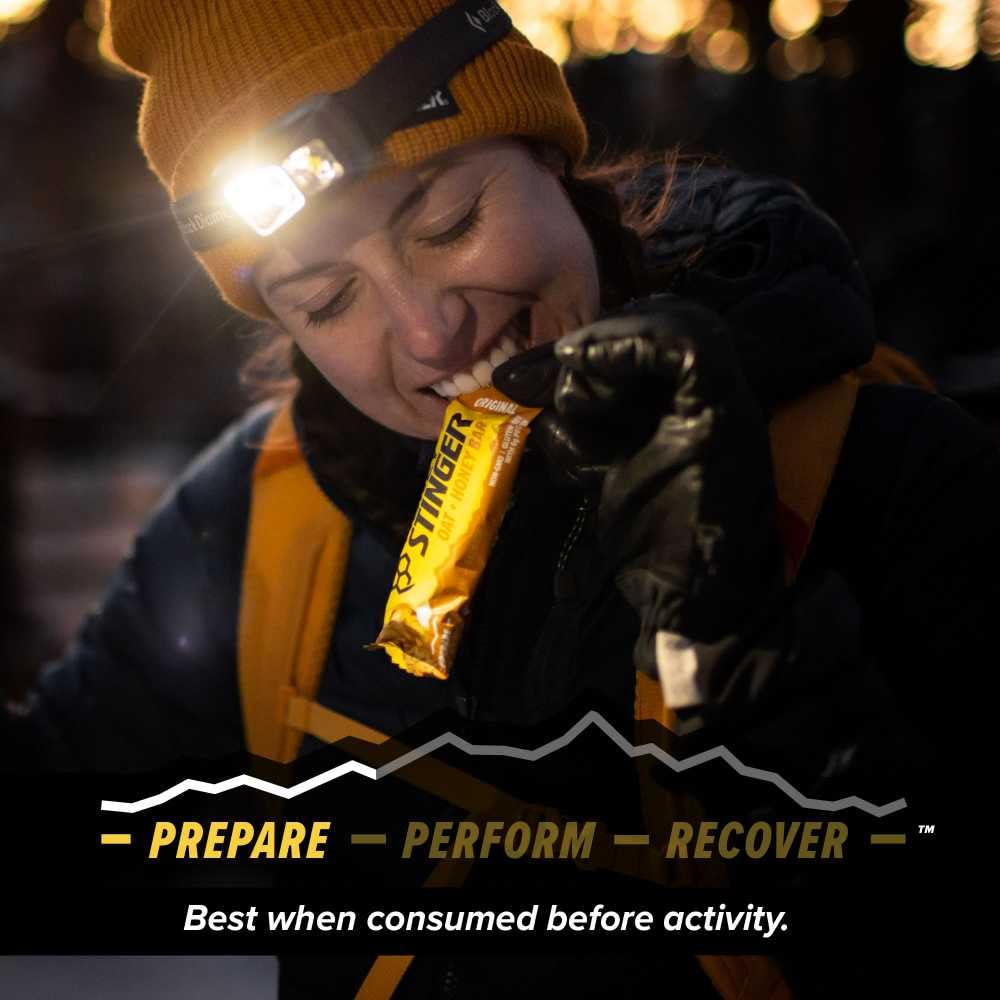 Honey Stinger Oat + Honey Bar | Original | Energy-Packed Sports Nutrition Snack Bar | Pre-Workout Fuel | Protein, Gluten-Free | Box of 12