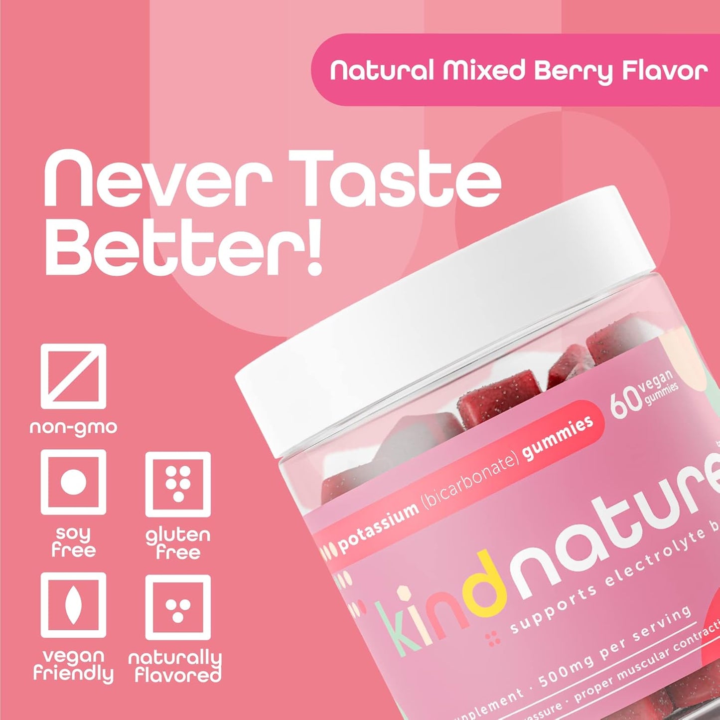 Hormonal Health & Muscle Support Gummies Bundle - Kind Nature Myo-Inositol & High Potassium Supplement