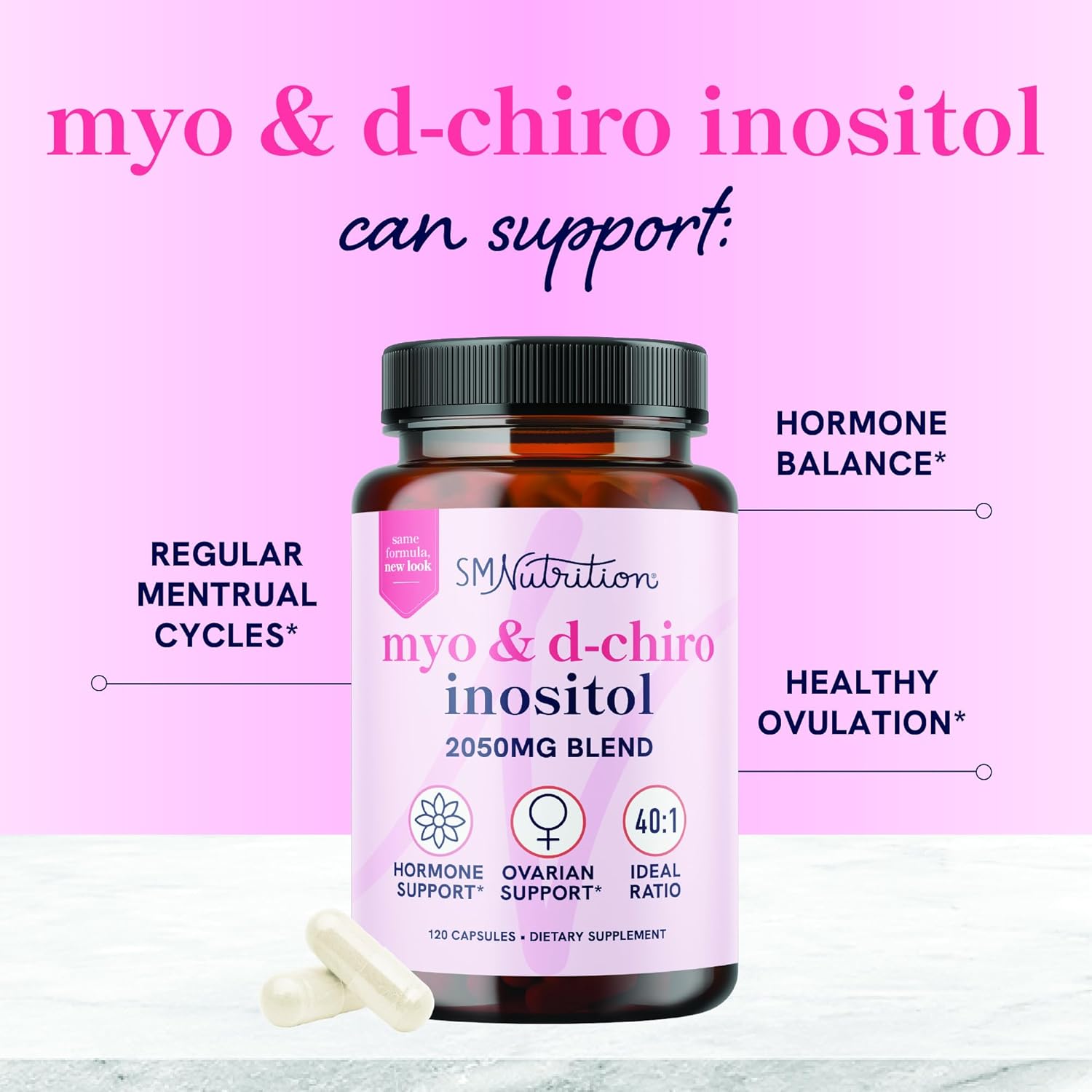 Hormone Balancing Bundle: PMS Support Gummies & Inositol Supplement for Women