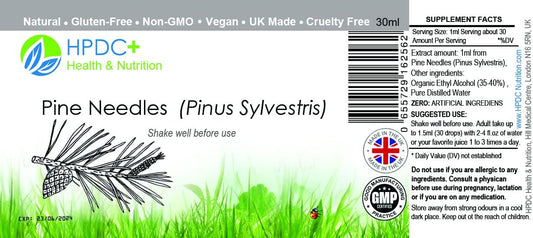 HPDC+ Pine Needles Liquid Extract Tincture - High Vitamin C & Antioxidants (30ml)
