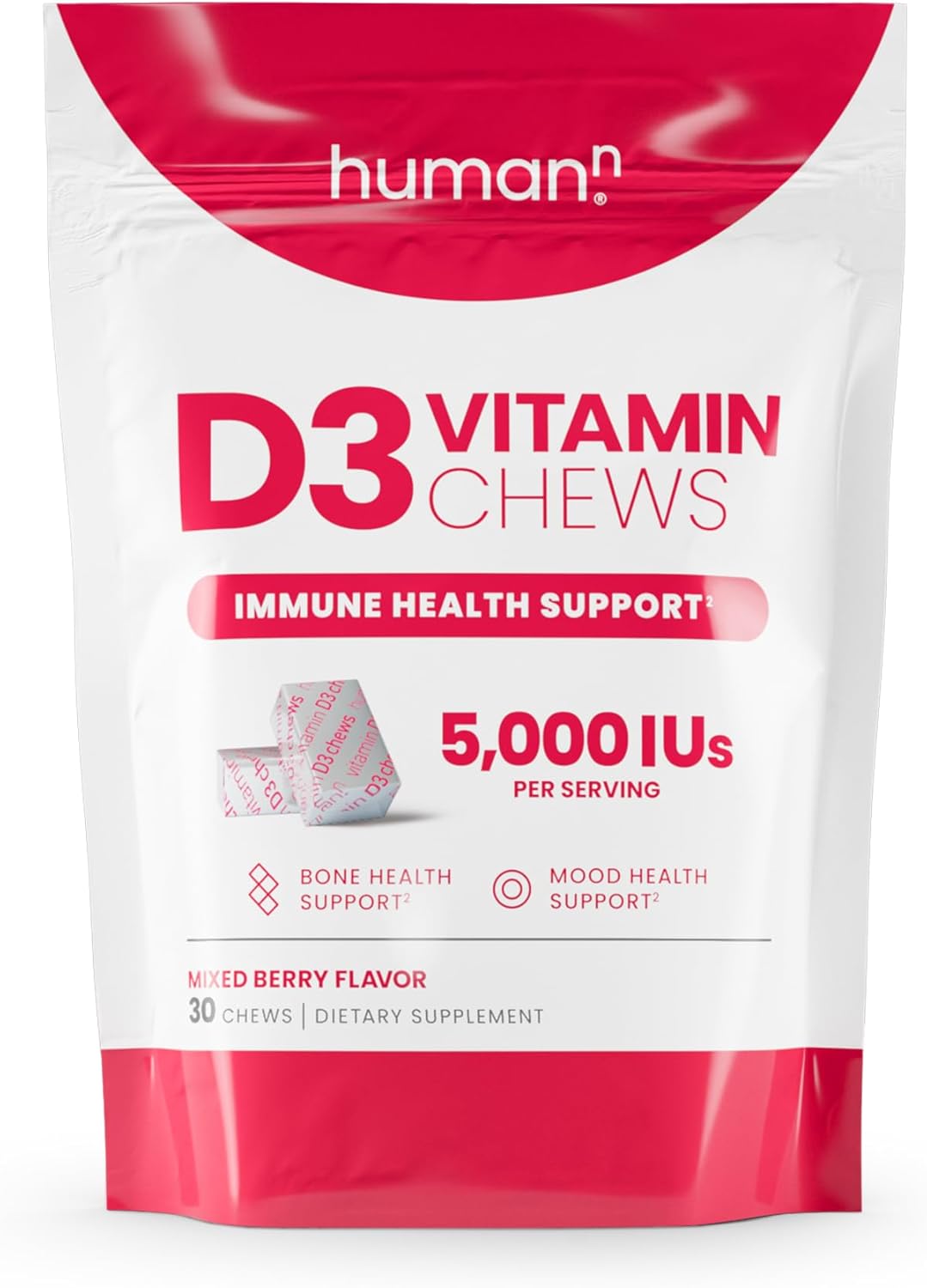 humanN SuperBeets Heart Health and Vitamin D3 Chews - Improve Heart Health and Boost Vitamin D Levels with Delicious Chews