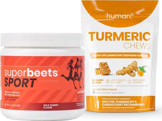 humanN SuperBeets Sport & Turmeric Chews: Enhanced Performance Supplement