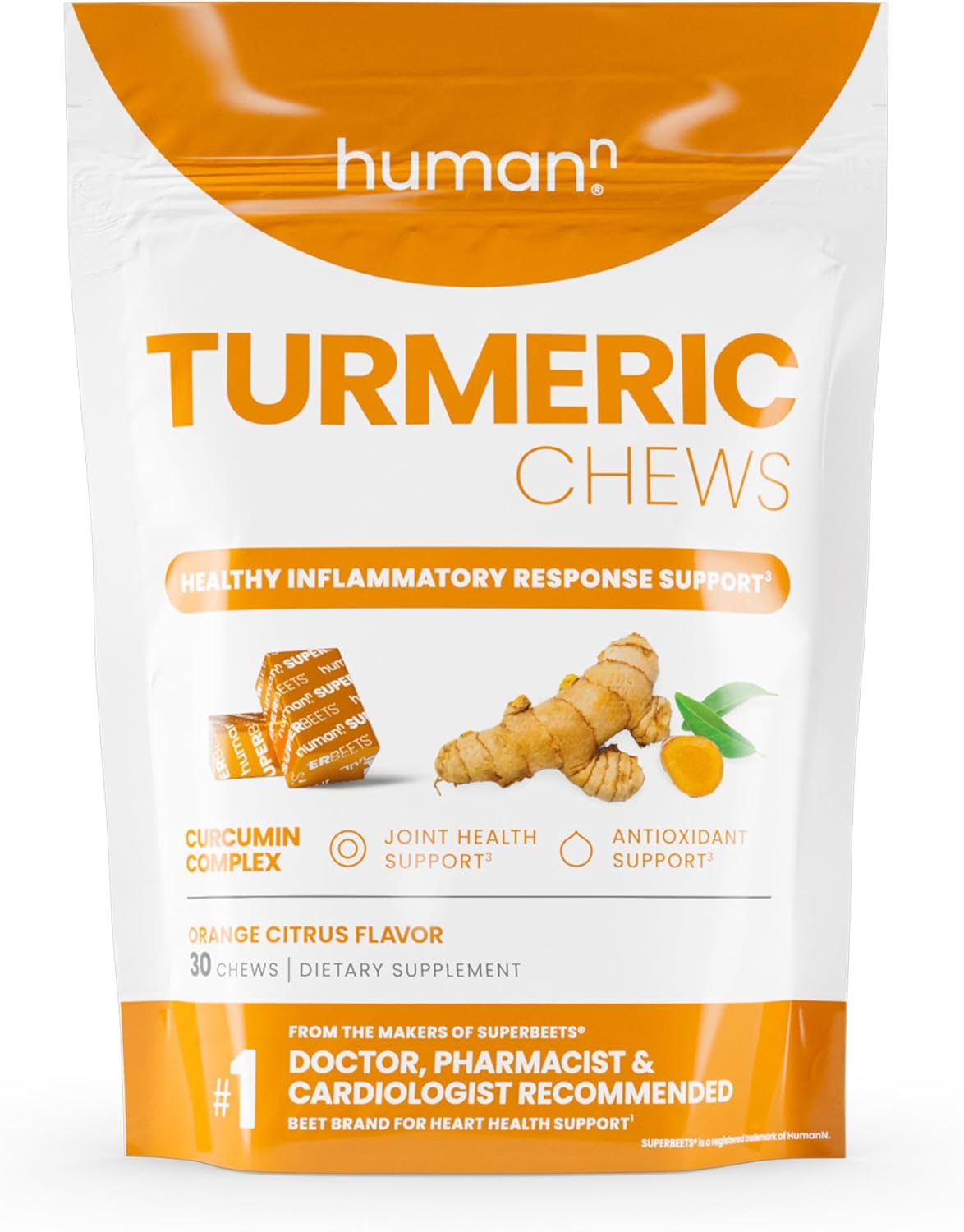 humanN SuperBeets Sport & Turmeric Chews: Enhanced Performance Supplement