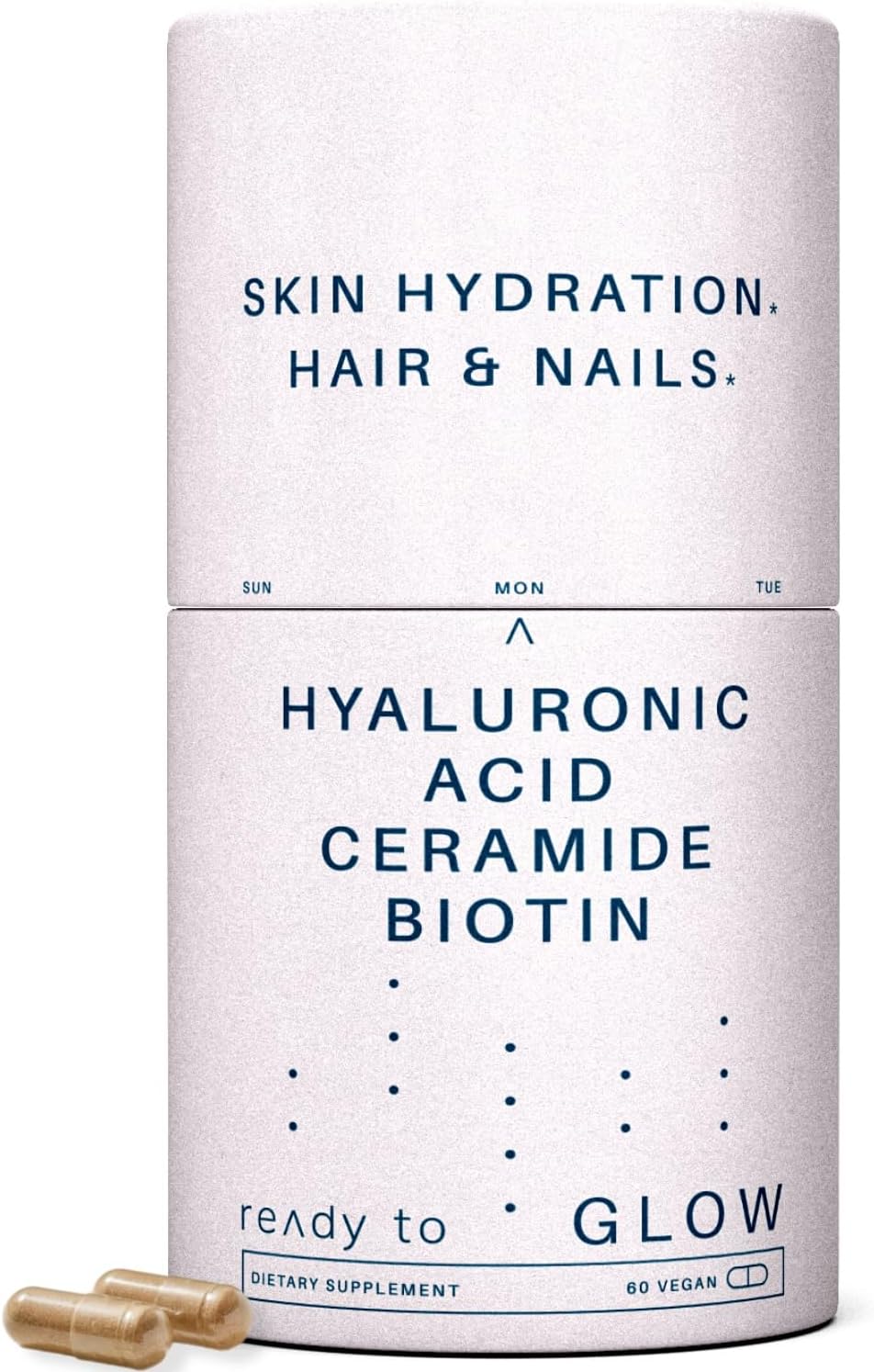 Hyabest® Hyaluronic Acid Anti Aging Supplement with Biotin & Vitamins - Skin, Nails & Hair Growth - Wrinkle Reduction & Hydration - 60 Capsules - BoostGo Australia