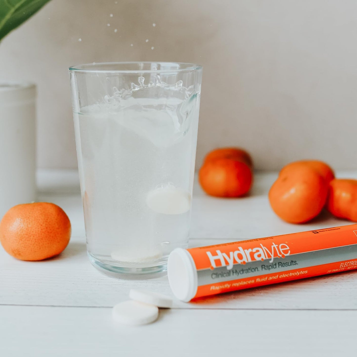 Hydralyte Instant Dissolve Electrolyte Tablets - Orange (40 Tablets) | Essential for Rapid Rehydration During Airplane Travel | Hydration Tablets for Instant Electrolyte Boost (20 Servings)