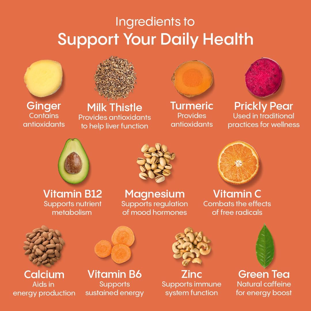 Hydralyte Liver Support + Electrolyte Mix with Milk Thistle, Turmeric, Ginger, Prickly Pear, Green Tea Extract - 30 Packets for Rapid Rehydration - BoostGo Australia