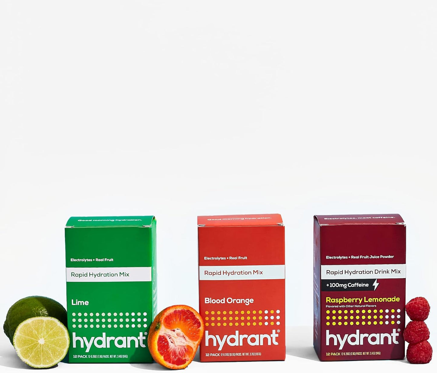 Hydrant Raspberry Lemonade Drink Mix 12pk for Rapid Hydration, 0.28 OZ