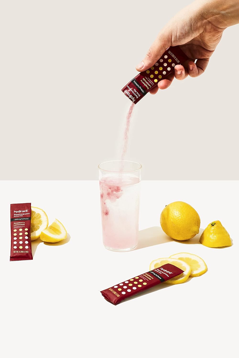 Hydrant Raspberry Lemonade Drink Mix 12pk for Rapid Hydration, 0.28 OZ