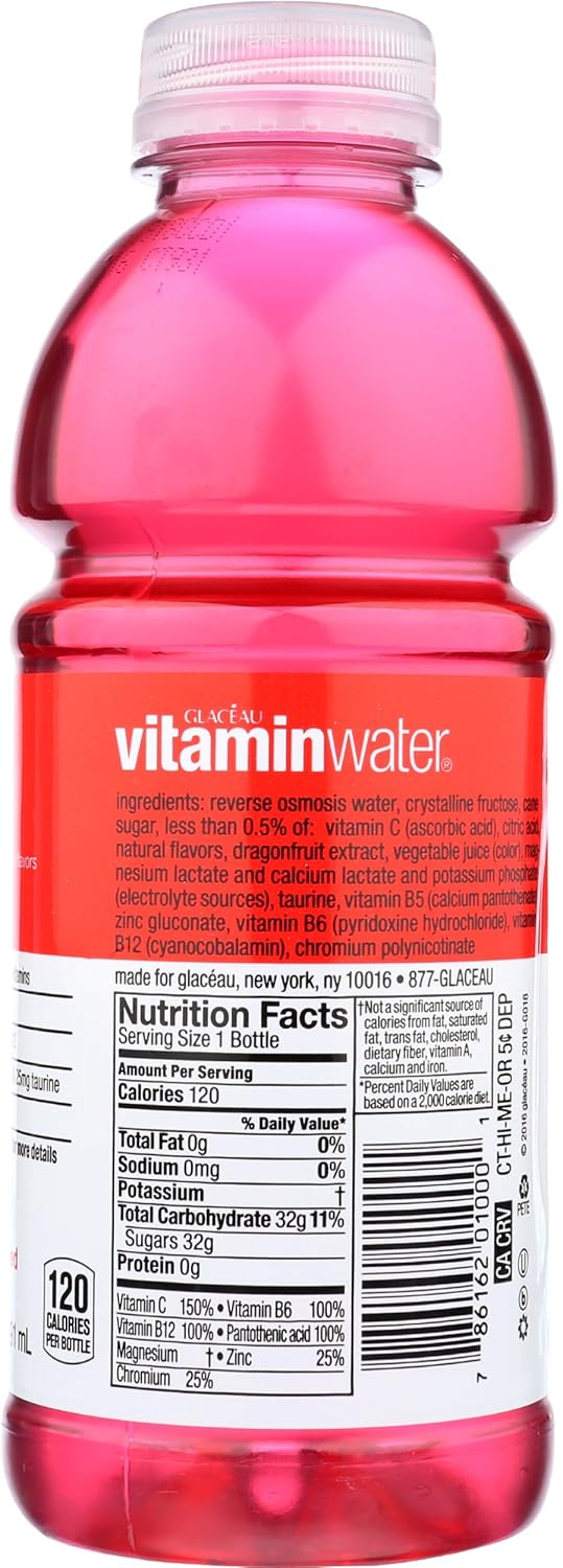 Hydrating Dragonfruit smartwater for Enhanced Energy and Focus