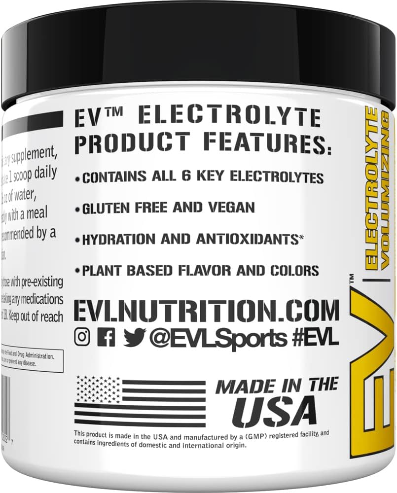 Hydration and Recovery Bundle: Evlution Ultimate Electrolyte & BCAA Powder Stack with 6 Key Electrolytes