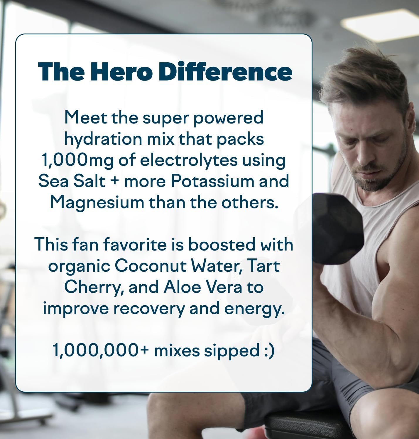 Hydration Hero Electrolyte Powder with 1,000mg Magnesium, Organic Aloe Vera, Vitamin C, B12 - Sugar Free, Keto, Vegan - Passion Fruit Punch Flavor, 30 Servings