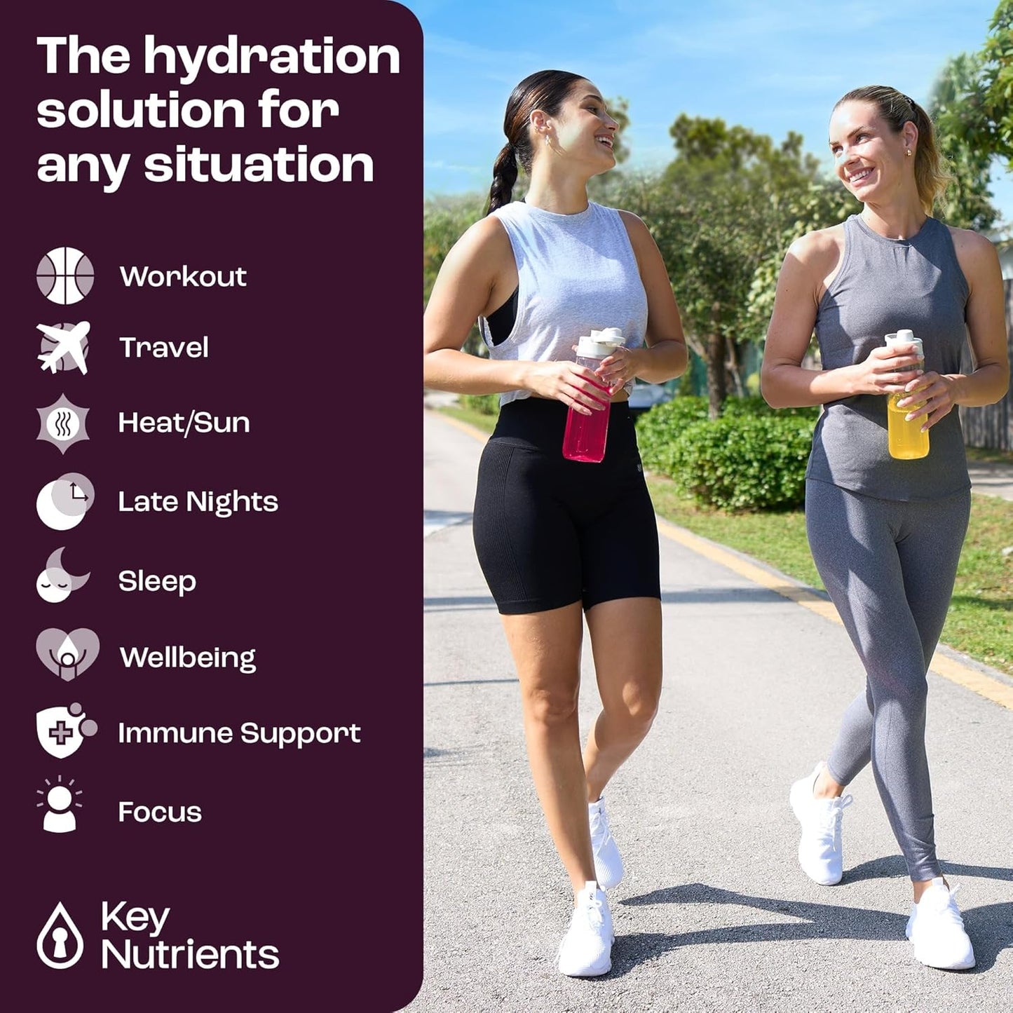 Hydration Packets with 5 Delicious Flavors - No Sugar, No Calories, Gluten Free Electrolytes Powder - 20 Pack Made in USA