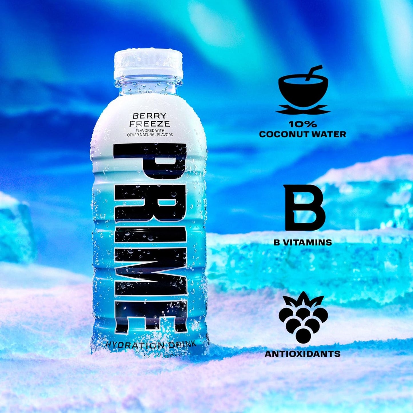 Hydration Variety Pack: Sports Drinks with Electrolytes, 250mg BCAAs, B Vitamins, Antioxidants, Low Sugar - 12oz, 15 Pack