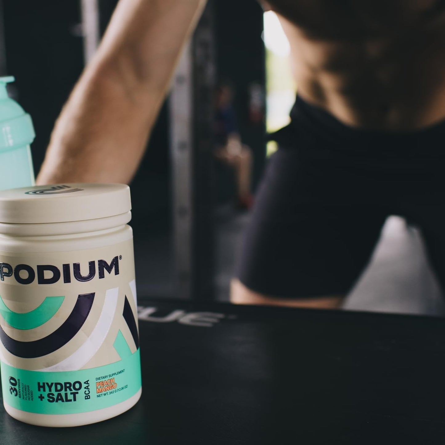 Hydro & Salt Mango Peach BCAA Powder - 30 Servings for Hydration & Recovery with Electrolytes