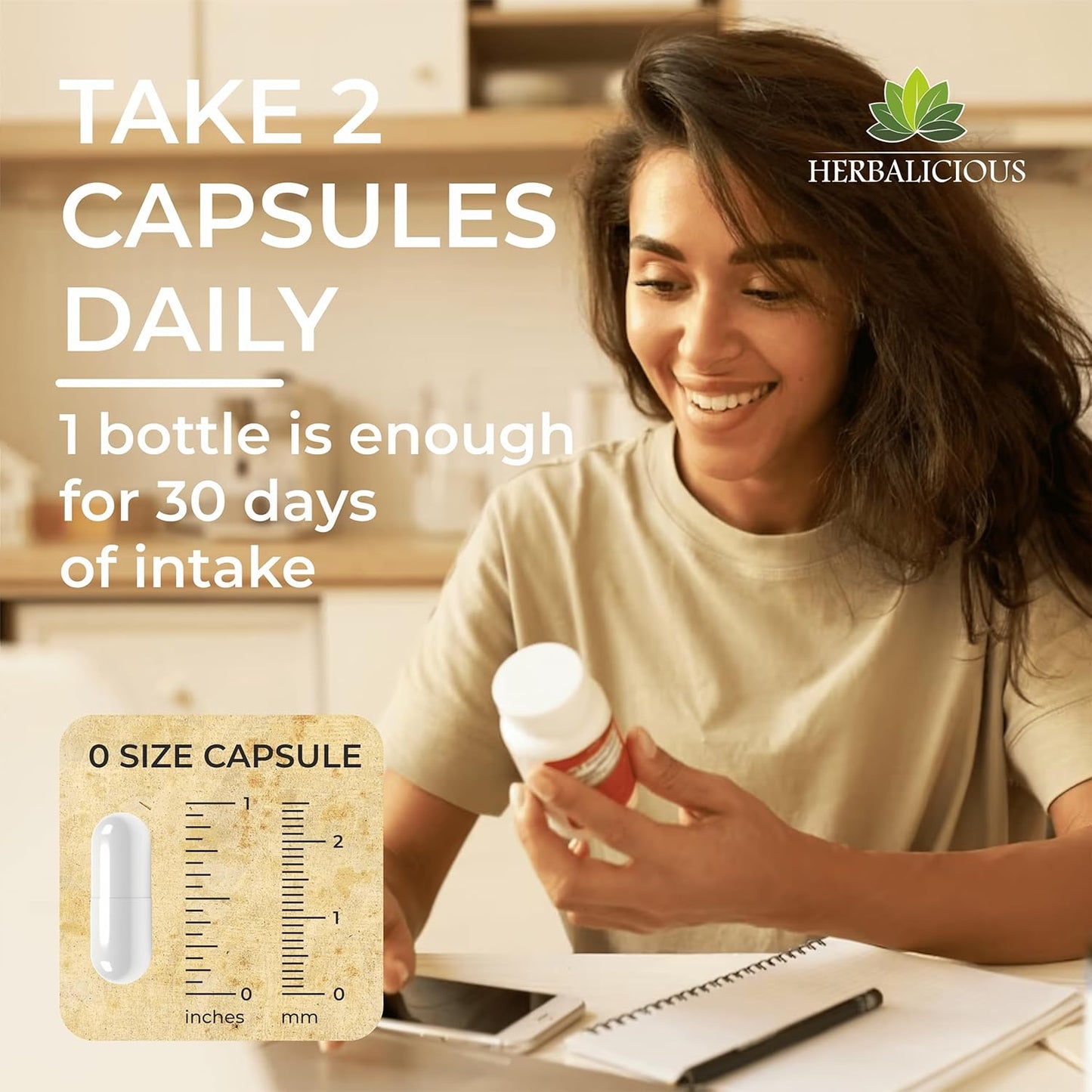 Hydrolyzed Bovine Collagen Capsules for Joint, Nerve & Bone Support - Non-GMO Dietary Supplement for Men and Women - Anti-Aging - 100 Capsules