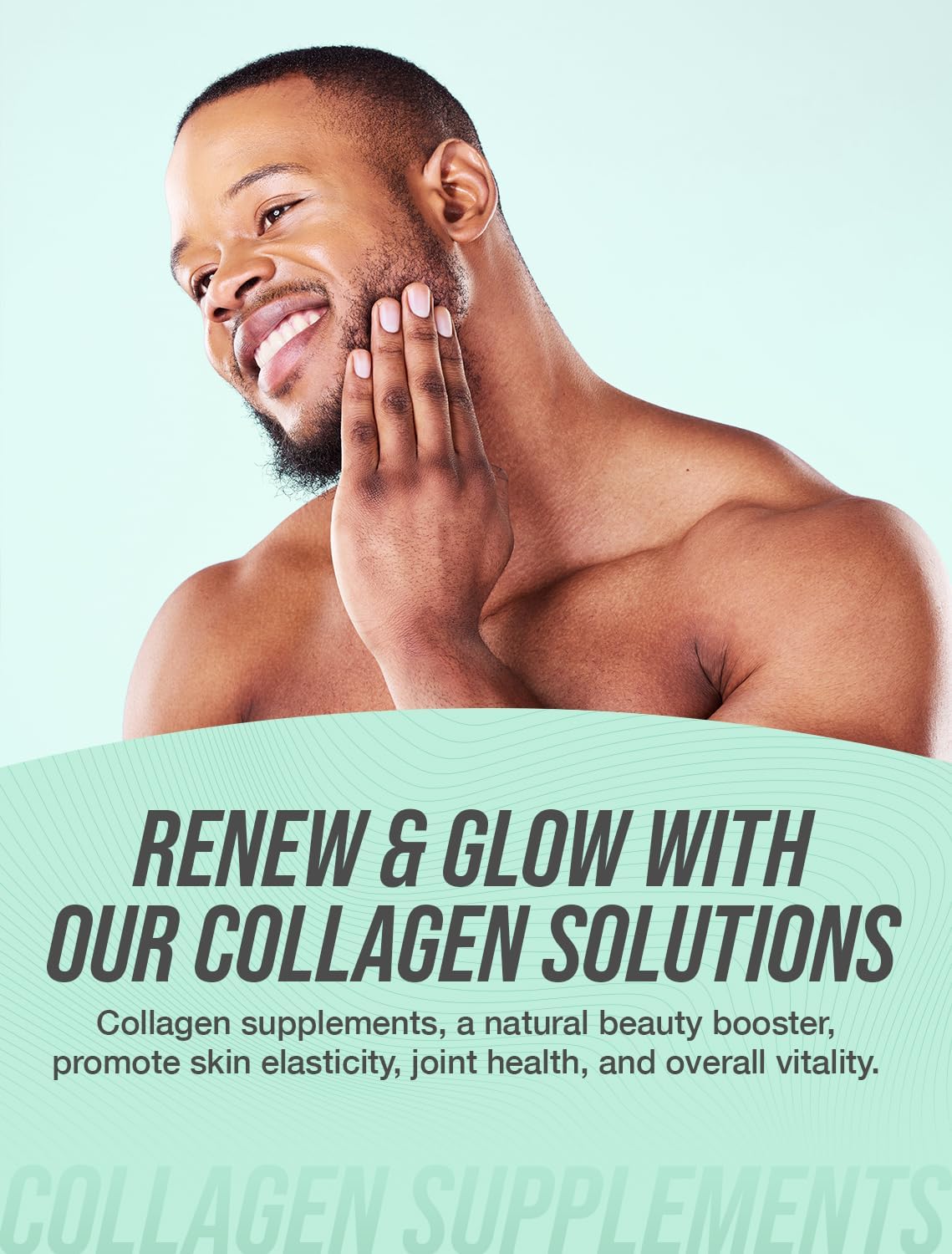 Hydrolyzed Bovine Collagen Peptides Powder - Gluten Free, 11g per Serving, 100g - Bulk Supplement