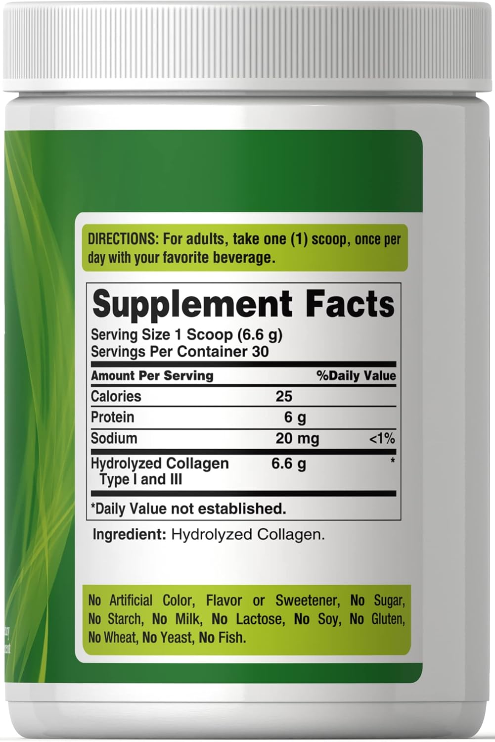 Hydrolyzed Collagen 1000 mg - Puritan's Pride Supplement for Skin and Joint Health