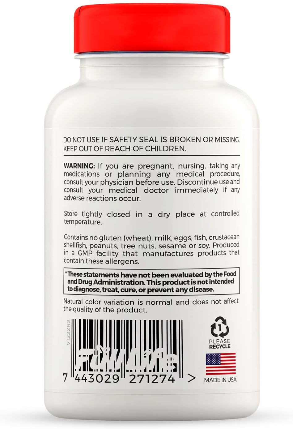 Hydrolyzed Collagen Peptides Powder with Moringa Oleifera Capsules - Gluten-Free Supplement for Women and Men - Vegetarian Capsules
