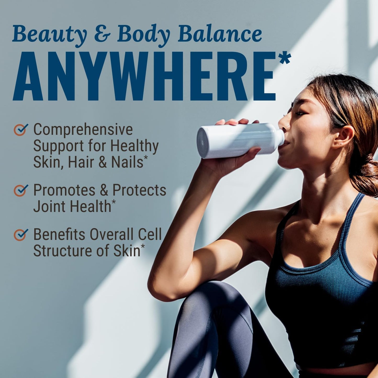 Hydrolyzed Collagen Powder Packets for Hair, Skin, Nails & Joints - Unflavored Grass-Fed Type I & III Collagen Supplements - 30 Packets - Live Conscious Beyond