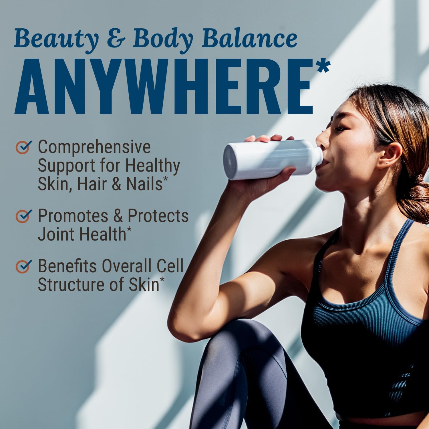 Hydrolyzed Collagen Powder Packets for Hair, Skin, Nails & Joints - Unflavored Grass-Fed Type I & III Collagen Supplements - 30 Packets - Live Conscious Beyond