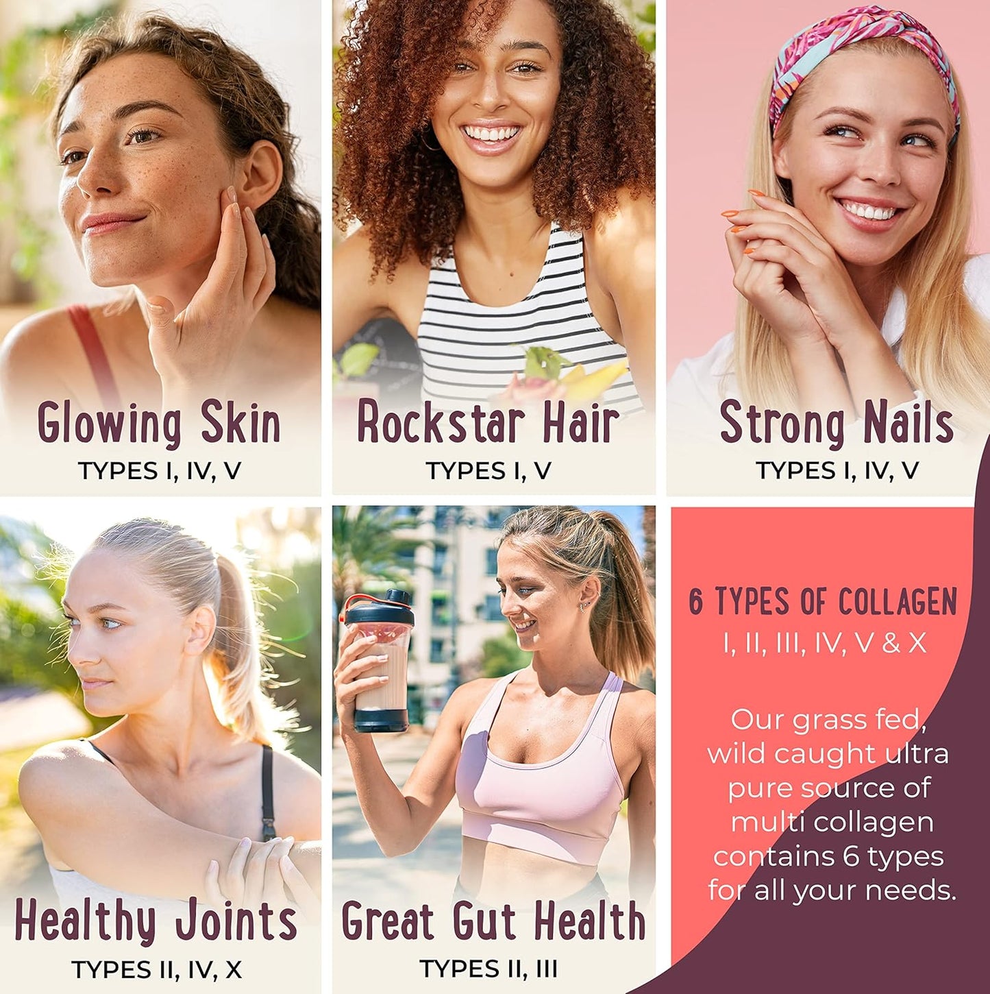 Hydrolyzed Collagen & Probiotic Drops Gift Pack for Moms and Babies - Multi Collagen Protein Powder for Women, Colic Relief for Infants