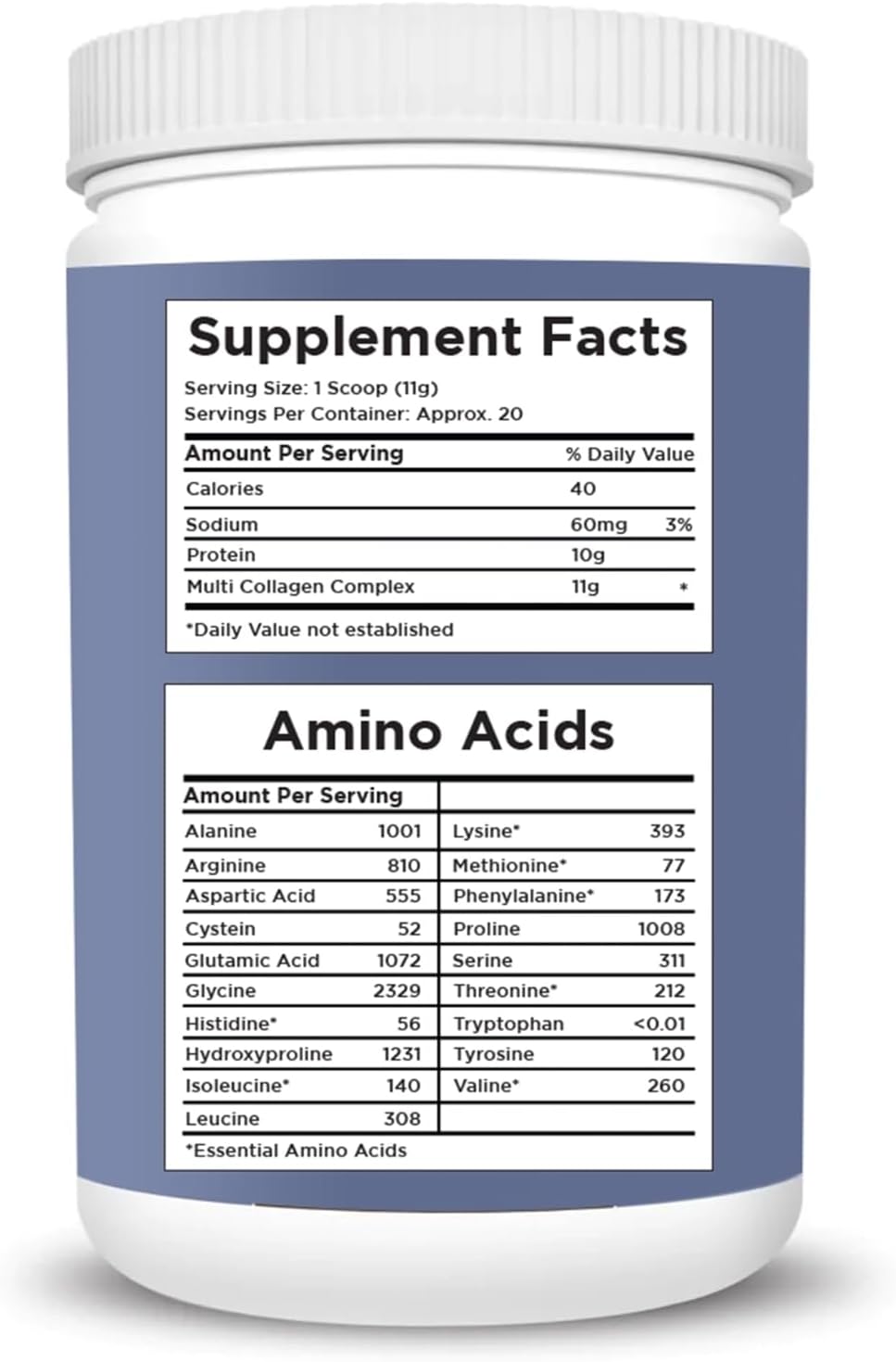 Hydrolyzed Multi Collagen Peptides Powder - Grass Fed Bovine, Wild Caught Marine, Free Range Chicken - Chocolate Flavor, 8 oz