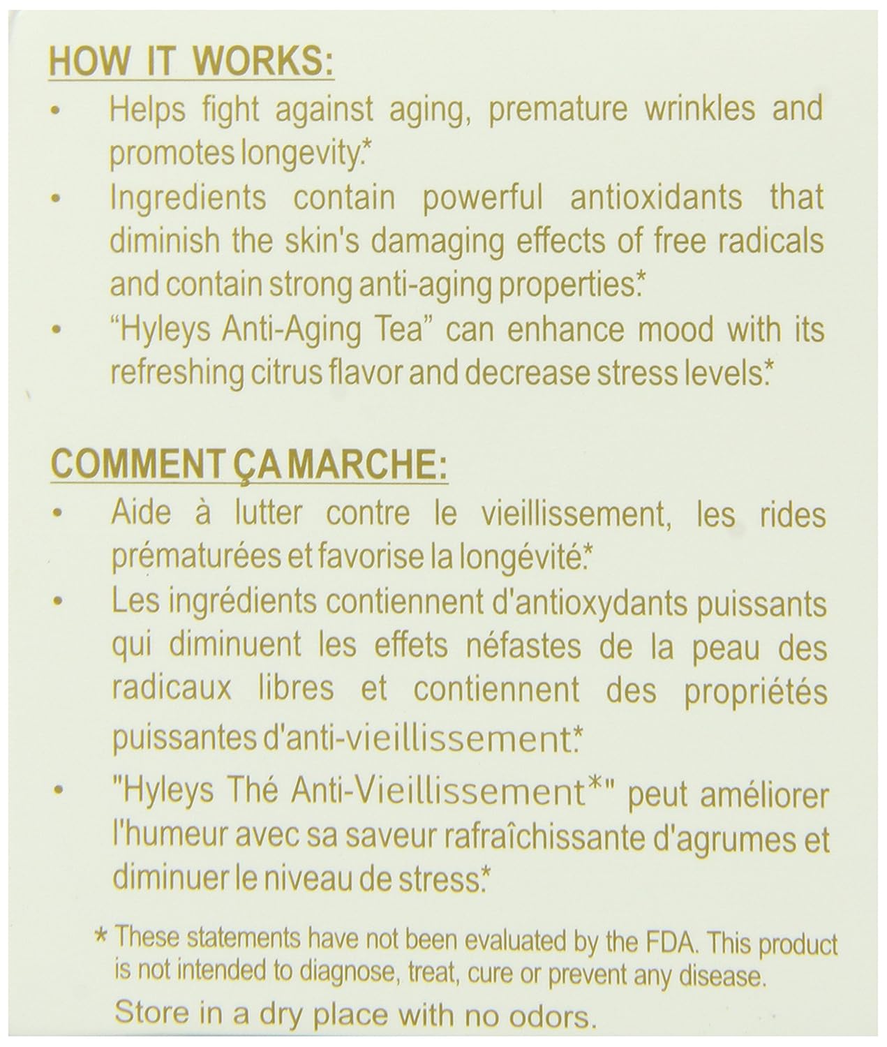 Hyleys Wellness Anti-Aging Green Tea - 12 Pack, 25 Tea Bags