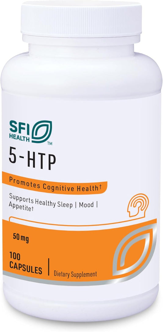 Hypoallergenic 5-HTP 50mg from Griffonia Seed Extract - Mood Support Supplement (100 Capsules)