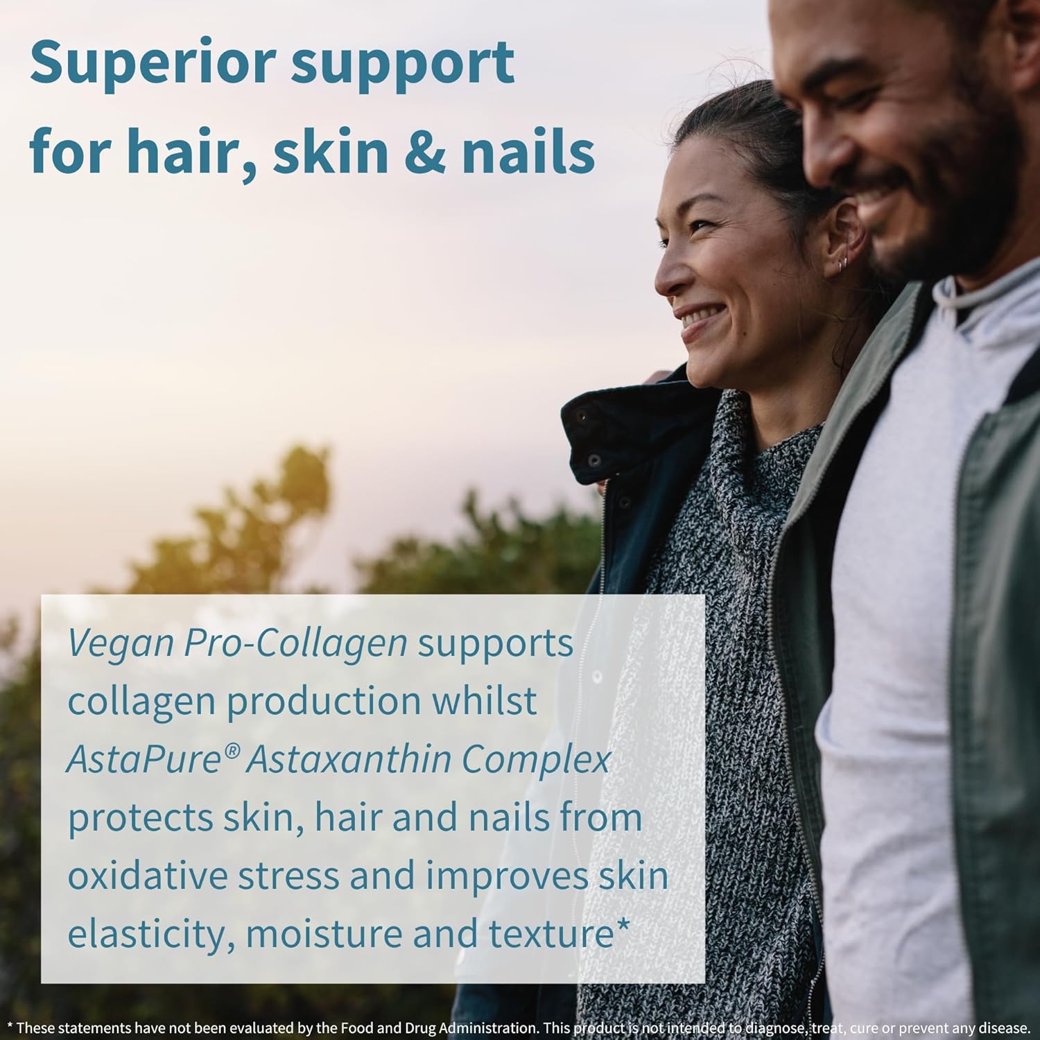 Igennus Vegan Collagen Protein Powder and Astaxanthin Complex Bundle for Hair, Skin, and Nails
