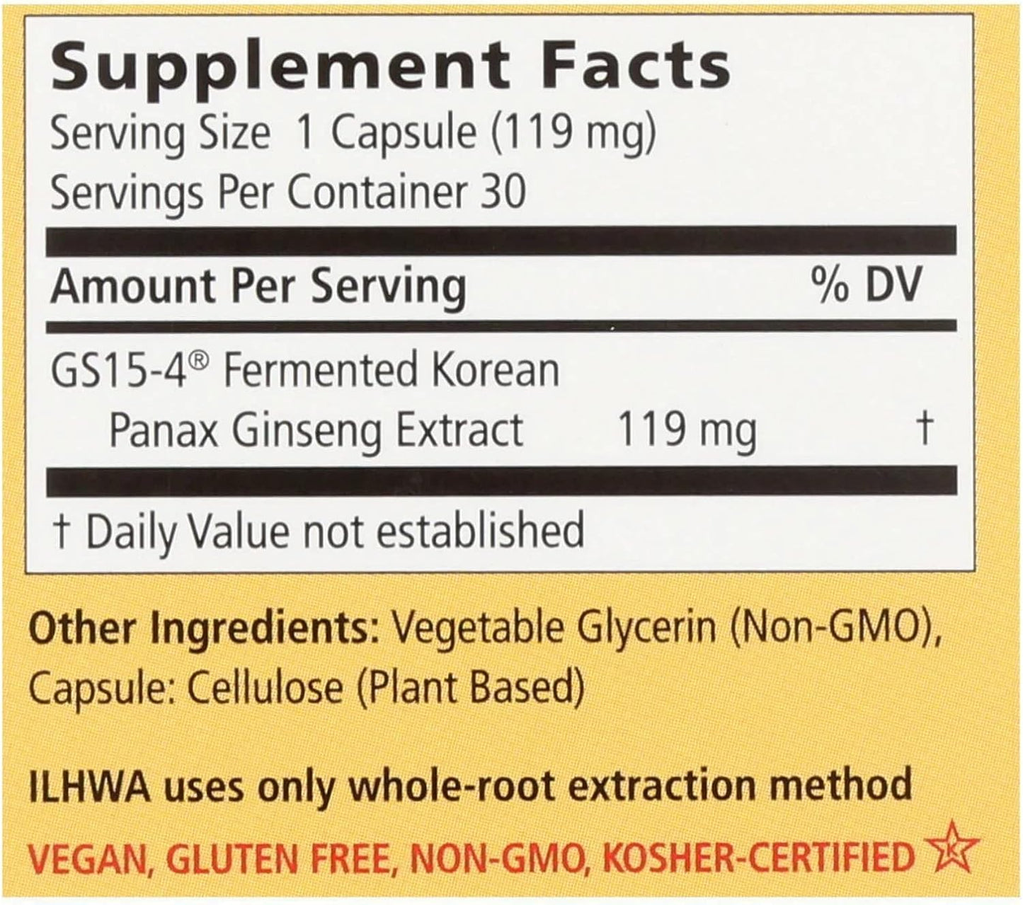 ILHWA IL HWA Ginseng Enzyme Fermented Supplement - Natural Energy and Immune Support