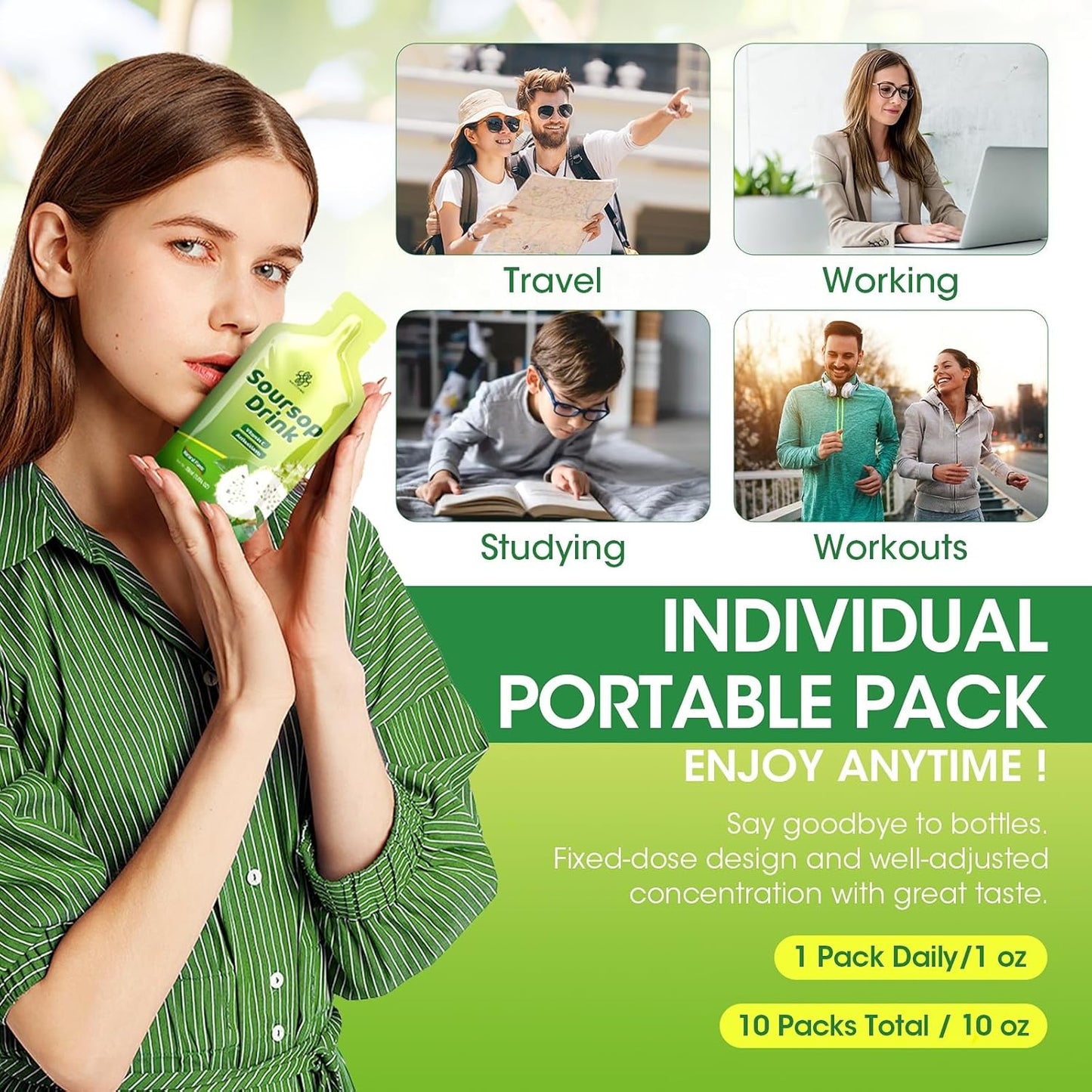 iMATCHME Soursop Graviola Liquid Drops - Cell Support, Immune Boost, Digestive Health