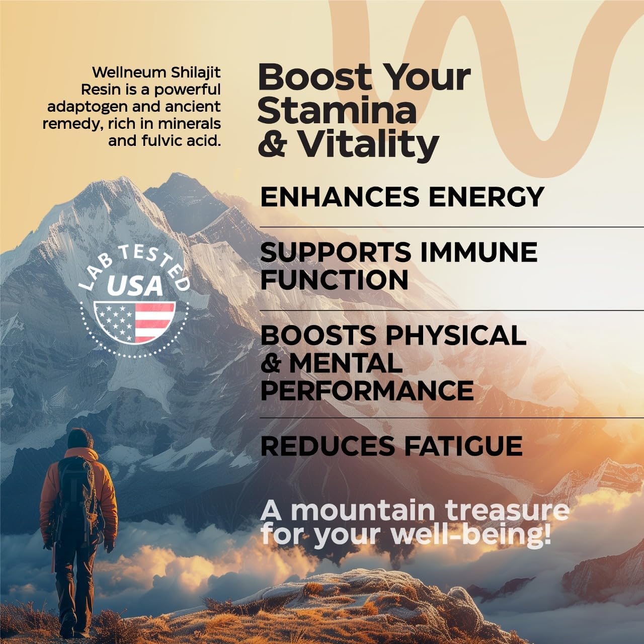 Immune-Boosting Mushroom Coffee and Shilajit Resin Bundle - 9 Mushroom Adaptogens, 85+ Minerals, Fulvic Acid - Instant Energy and Immunity Support for Men and Women