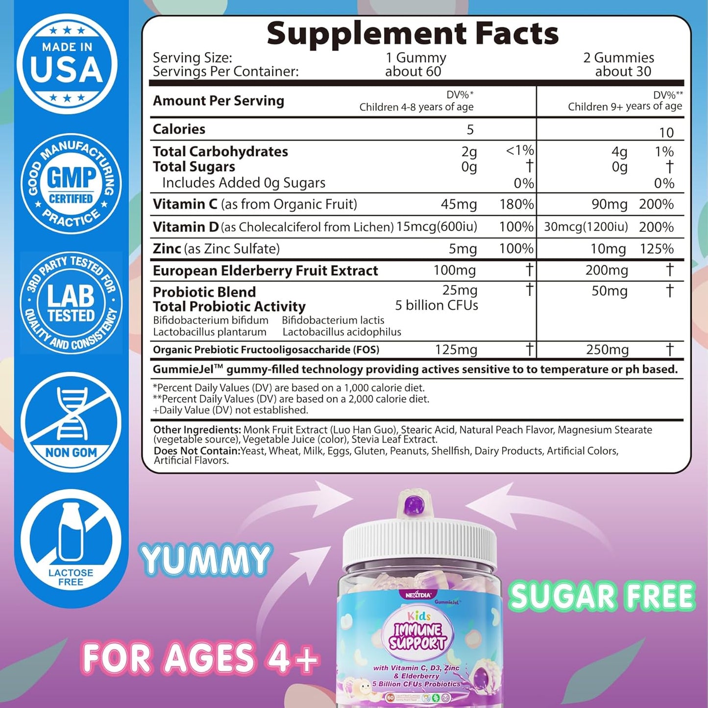 Immune-Boosting Omega-3 Gummies for Kids by Nextdia