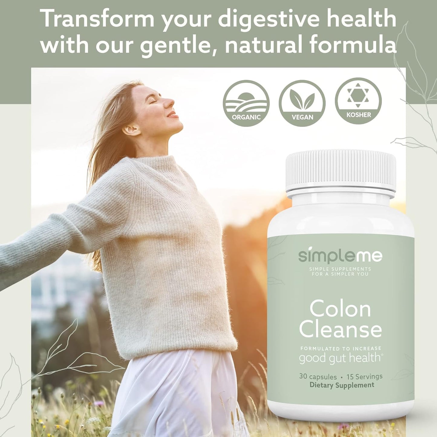 Immune-Boosting Sea Moss Capsules Bundle with 10-in-1 Power Blend and Colon Cleanse for Improved Health