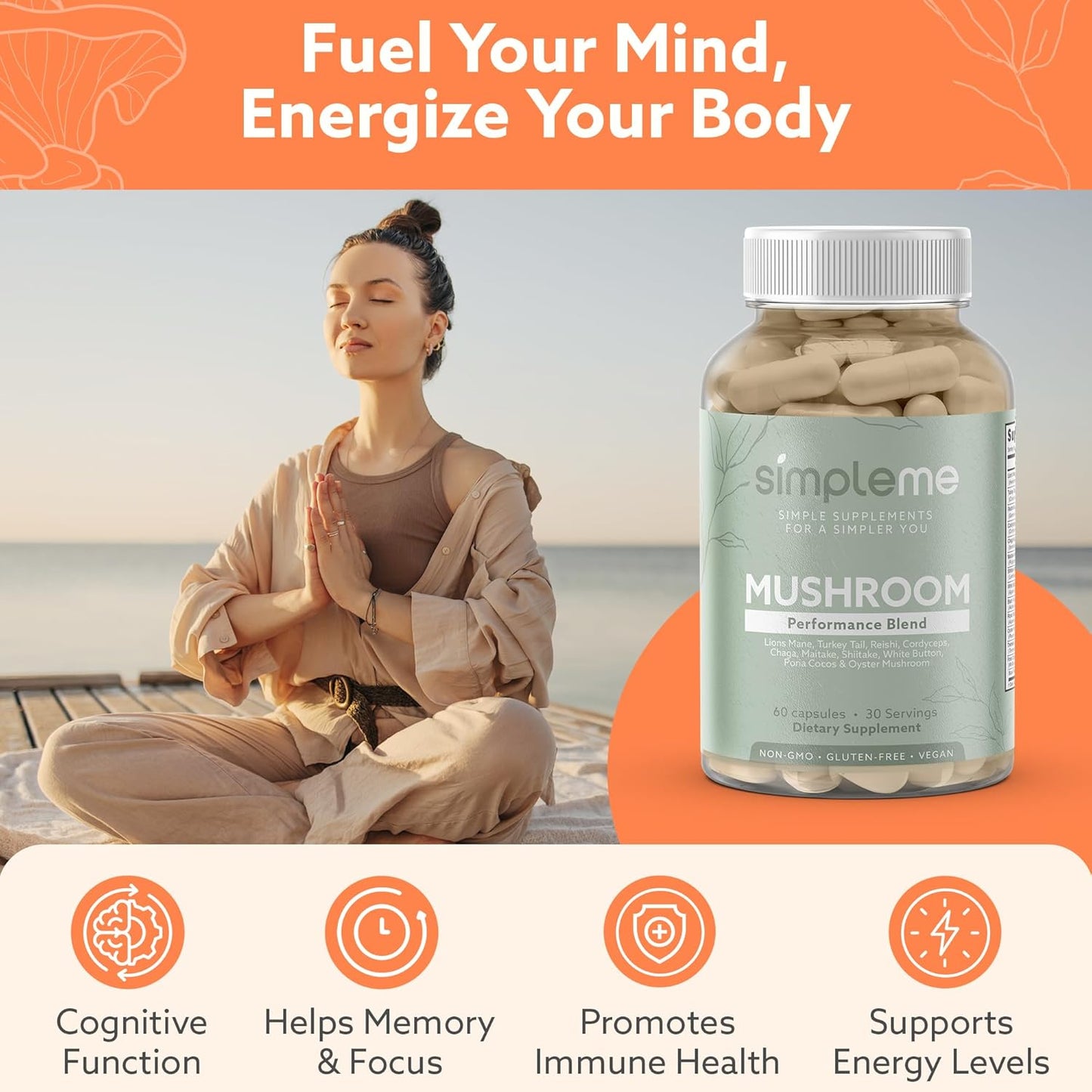 Immune-Boosting Sea Moss Capsules Bundle with 10-in-1 Power Blend and Colon Cleanse for Improved Health
