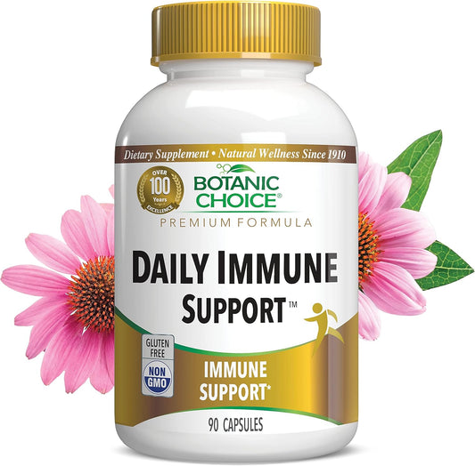 Immune Boosting Supplement for Adults - 90 Capsules with Vitamin C, Elderberry, and Zinc