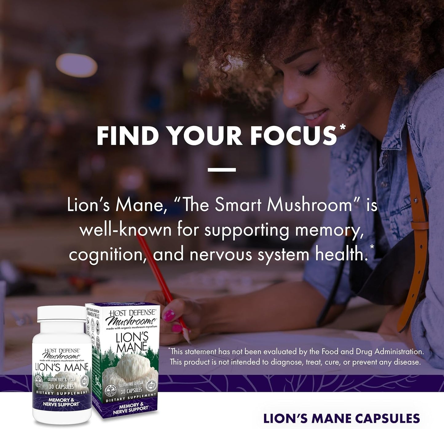 Immune & Energy Support Bundle: Cordyceps Capsules (120) + Lion's Mane Capsules (30) - Boost Brain Health, Memory & Focus*