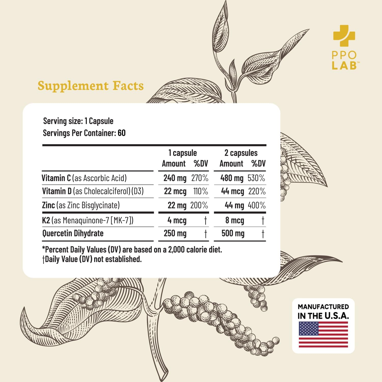 Immune-fx™ Advanced Chelated Zinc Ionophore Supplement with Quercetin and Vitamin C for Immune Support - 60 Vegan Capsules