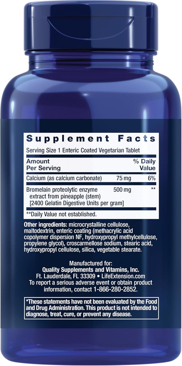 Immune Support Bundle: Bromelain Tablets & N-Acetyl-L-Cysteine Capsules for Life Extension