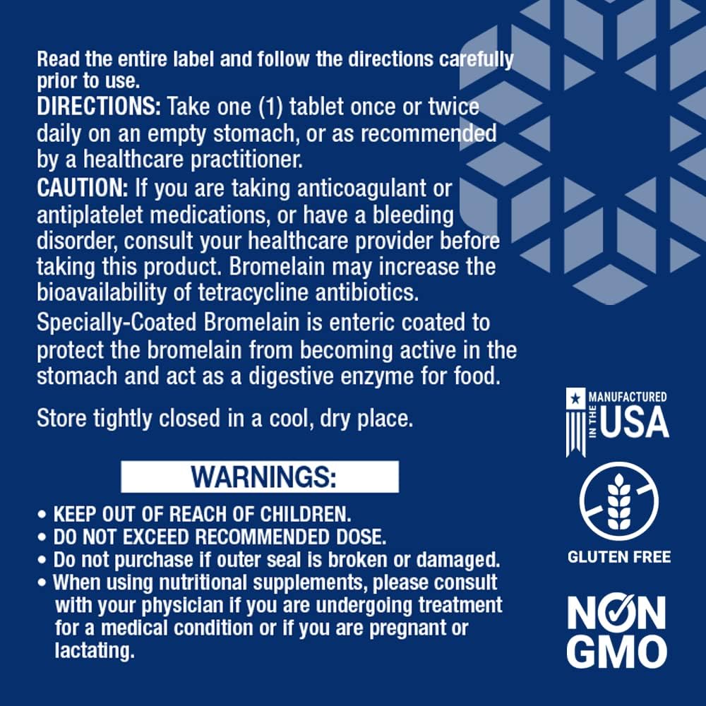 Immune Support Bundle: Bromelain Tablets & N-Acetyl-L-Cysteine Capsules for Life Extension