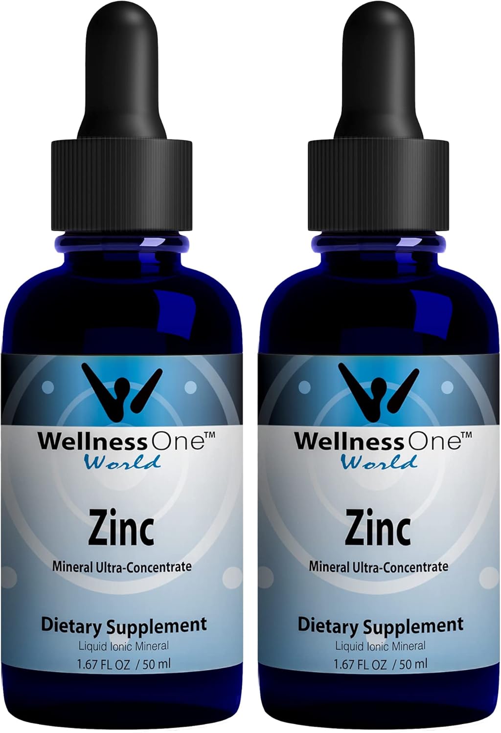 Immune Support Bundle: Liquid Zinc Drops & Proteolytic Enzymes for Digestive Health - 2 Pack Zinc & 90 Enzyme Capsules