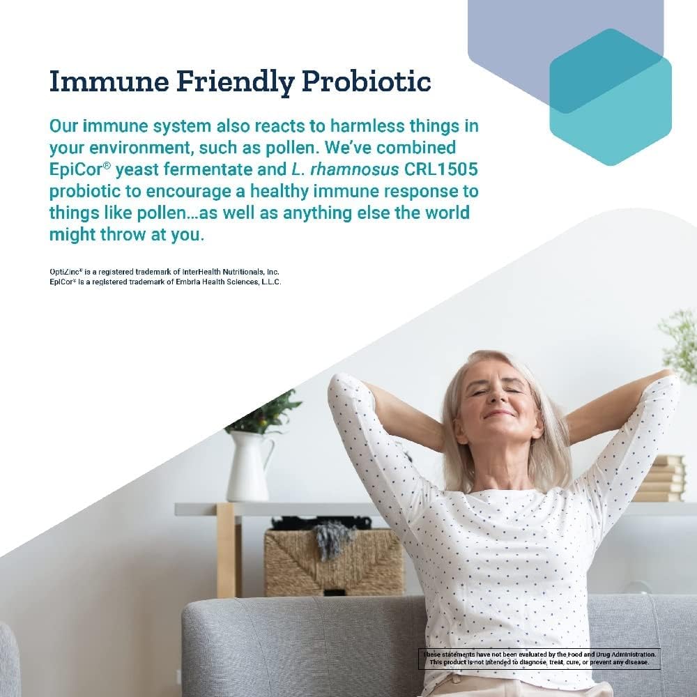 Immune Support Bundle: Vitamin C, D, Zinc, and Probiotic (30 Packs) by Life Extension