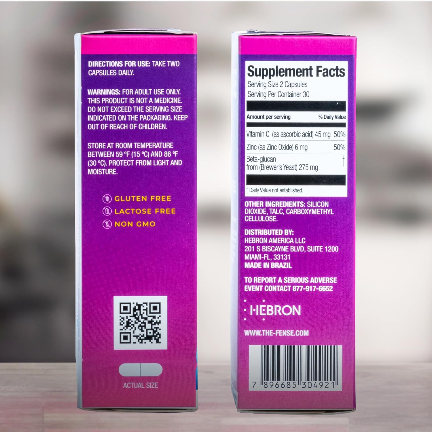 Immune Support Capsules with Beta Glucan, Vitamin C, and Zinc - Gluten-Free, Non-GMO - 60 Capsules for Men and Women - BoostGo Australia