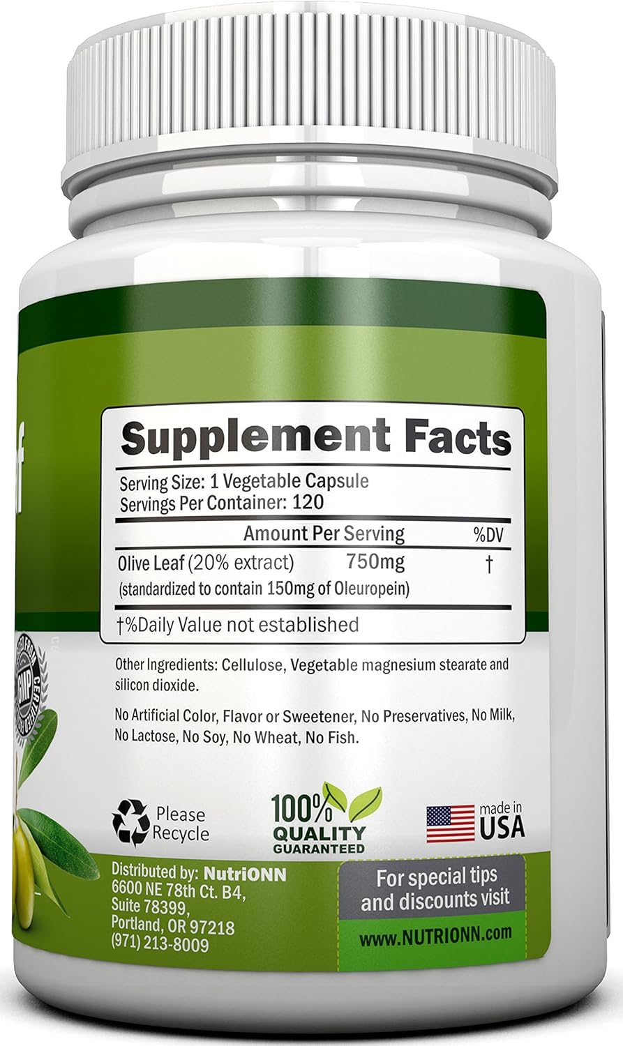 Immune Support Combo: Black Seed Oil Softgels & Olive Leaf Extract Capsules by NutriONN