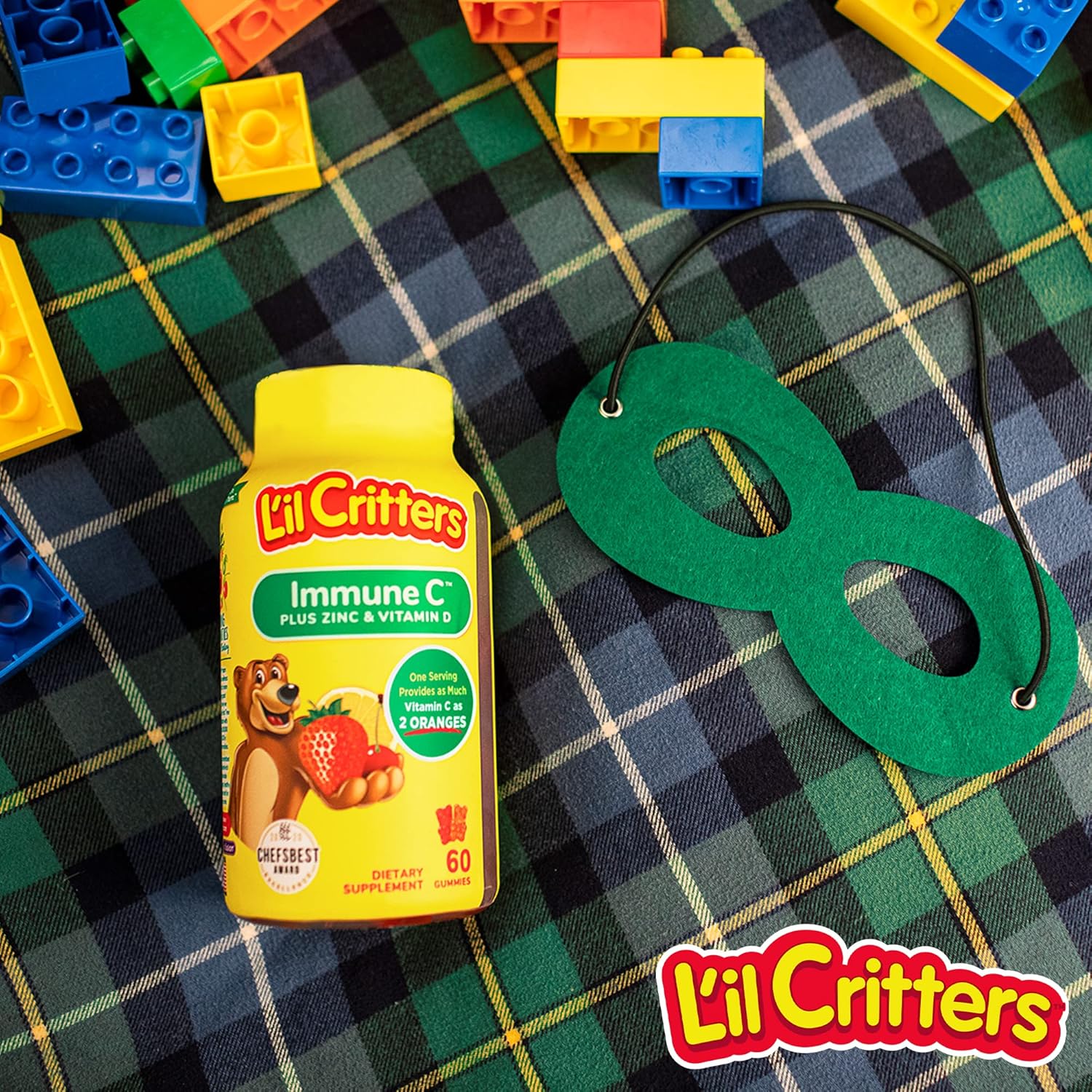 Immune Support Gummies: L'il Critters Vitamin C, Zinc, and Vitamin D - 60 Count