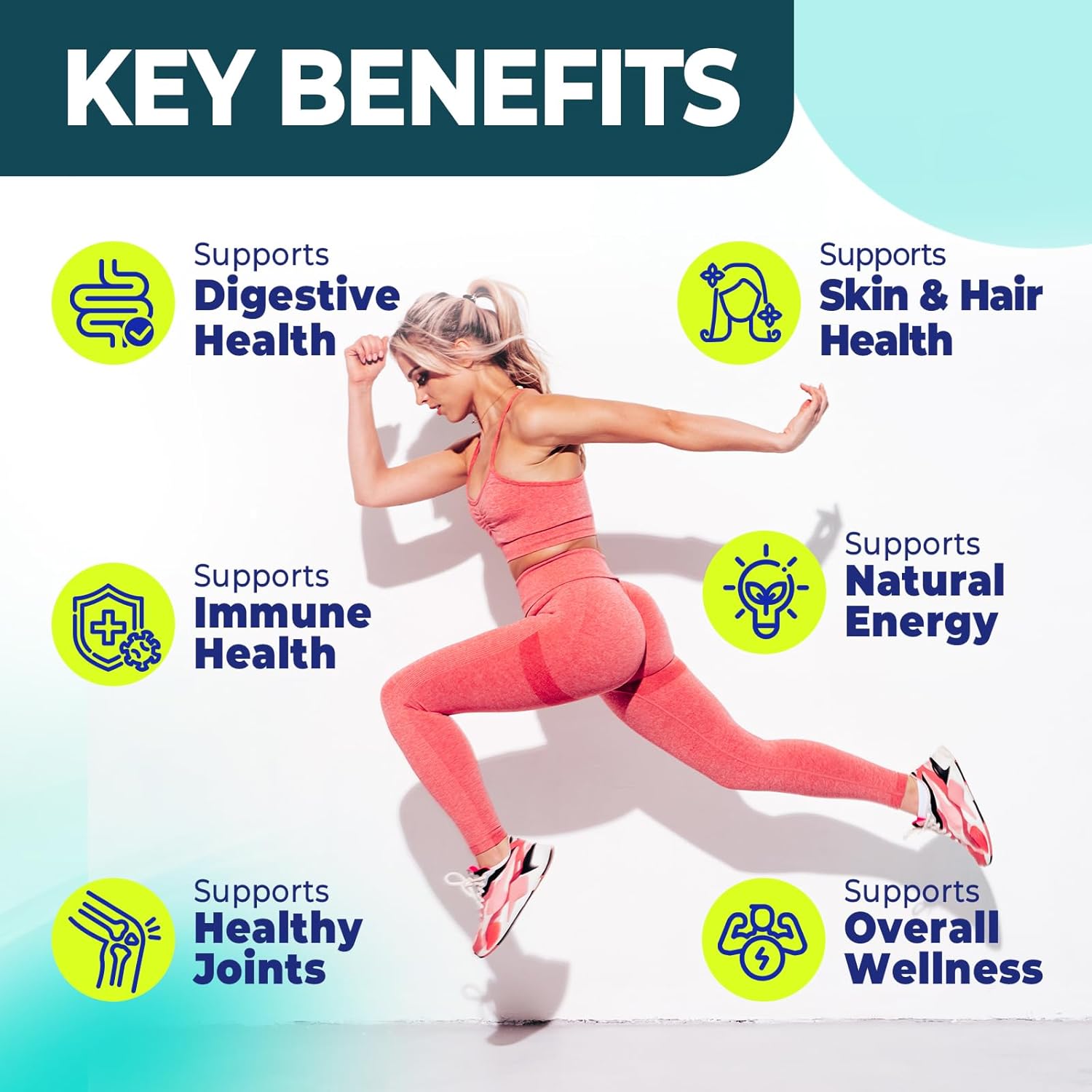 Immune Support Gummies with Sea Moss, Ashwagandha, Black Seed Oil, Bladderwrack, Burdock, Turmeric, Apple Cider Vinegar, Manuka Honey - 120 Count