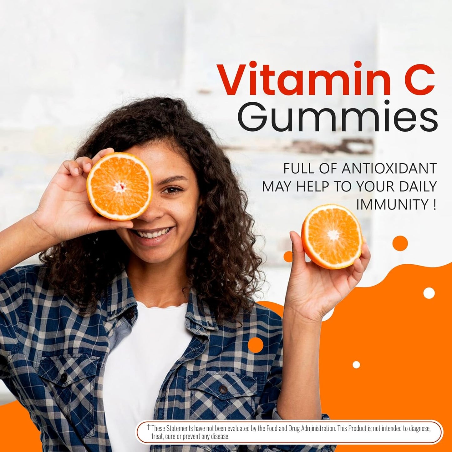 Immune Support Gummies with Vitamin C, Zinc, and Probiotics - Non-GMO and Gluten-Free - 60 Count